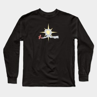 Stunt Plane Loop Around Sun Long Sleeve T-Shirt